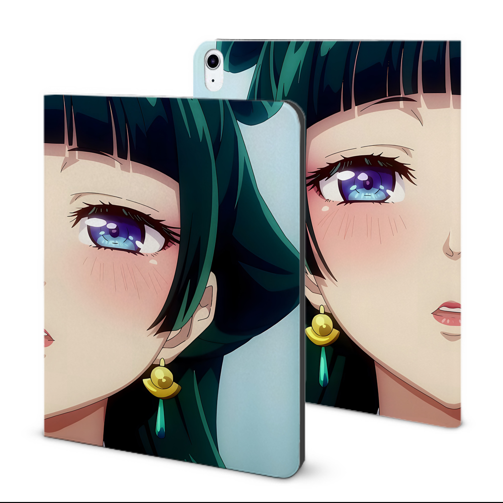 （画像用） 薬屋のひとりごと The Apothecary Diaries IPad ケース ブック型 PUレザー TPU 耐衝撃 軽量 薄型 ペン収納なし 全面保護 IPad 各モデル対応